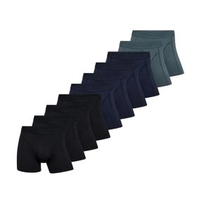 10 par Claudio bambus underbukser til mænd sort, navy, grøn - 