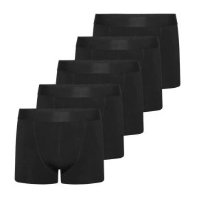 5 par sorte Claudio bambus underbukser til mænd str. small - Str small