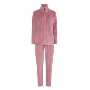 Rosa Decoy pyjamas sæt i velour str. medium - Str. medium