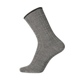 Grå Egtved Uldstrømper "Uden Elastik"  Str. 45-48 - Sokker str. 47
