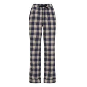 Bl&aring; flannel nabukser med tern, JBS of Denmark (Dame) - Nurture - T&oslash;j der giver ro