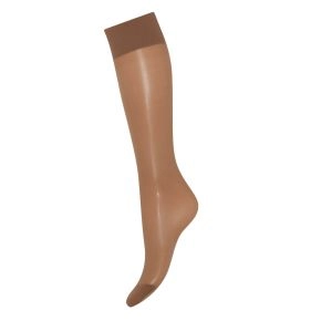 2-pak Karamel Decoy Silk Look knæstrømper str. 37-41 - Nylonstrømper